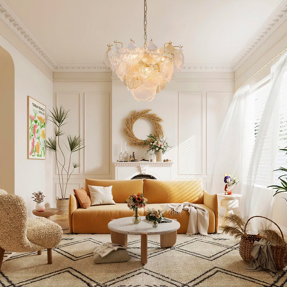 Yrring Postmodern luxury Glass Chandelier