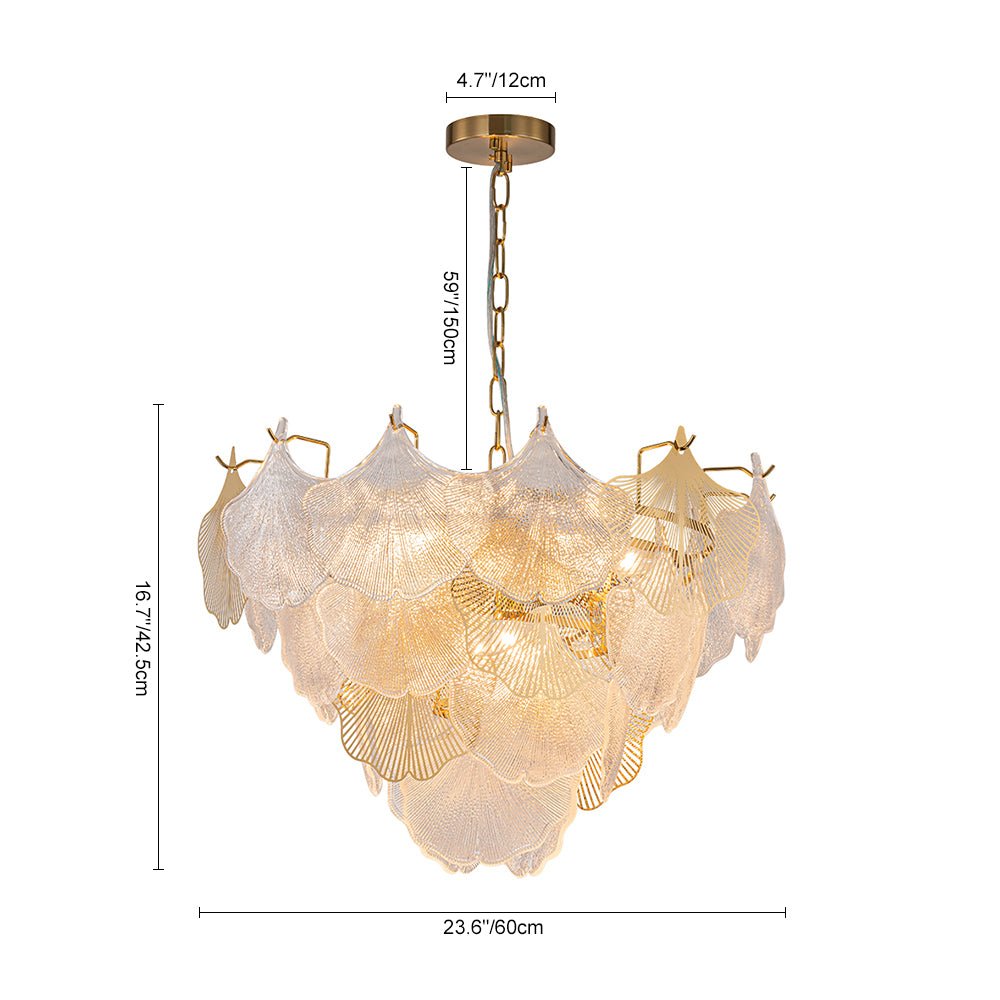 Yrring Postmodern luxury Glass Chandelier