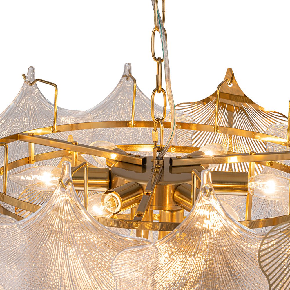 Yrring Postmodern luxury Glass Chandelier