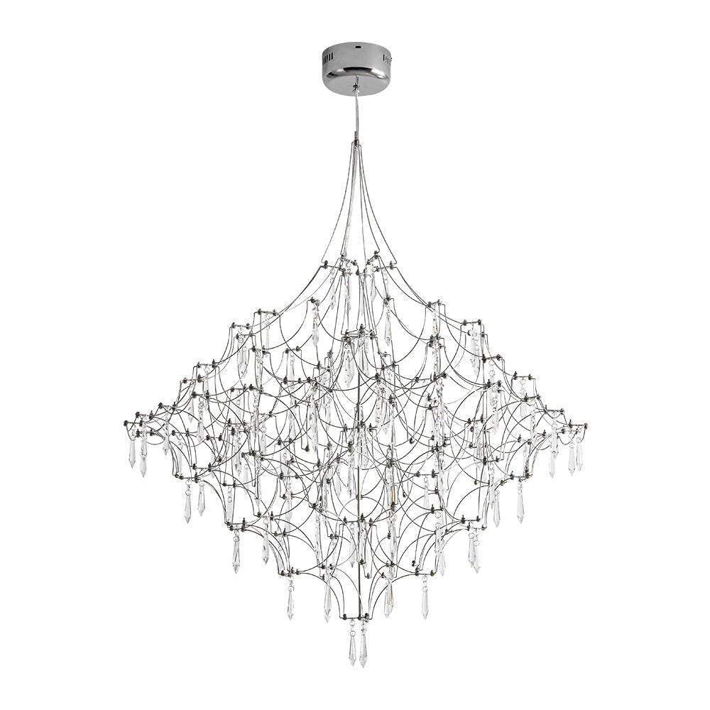Mjolkuvum Galaxy Glam Luxury Starlight Crystal Chandelier