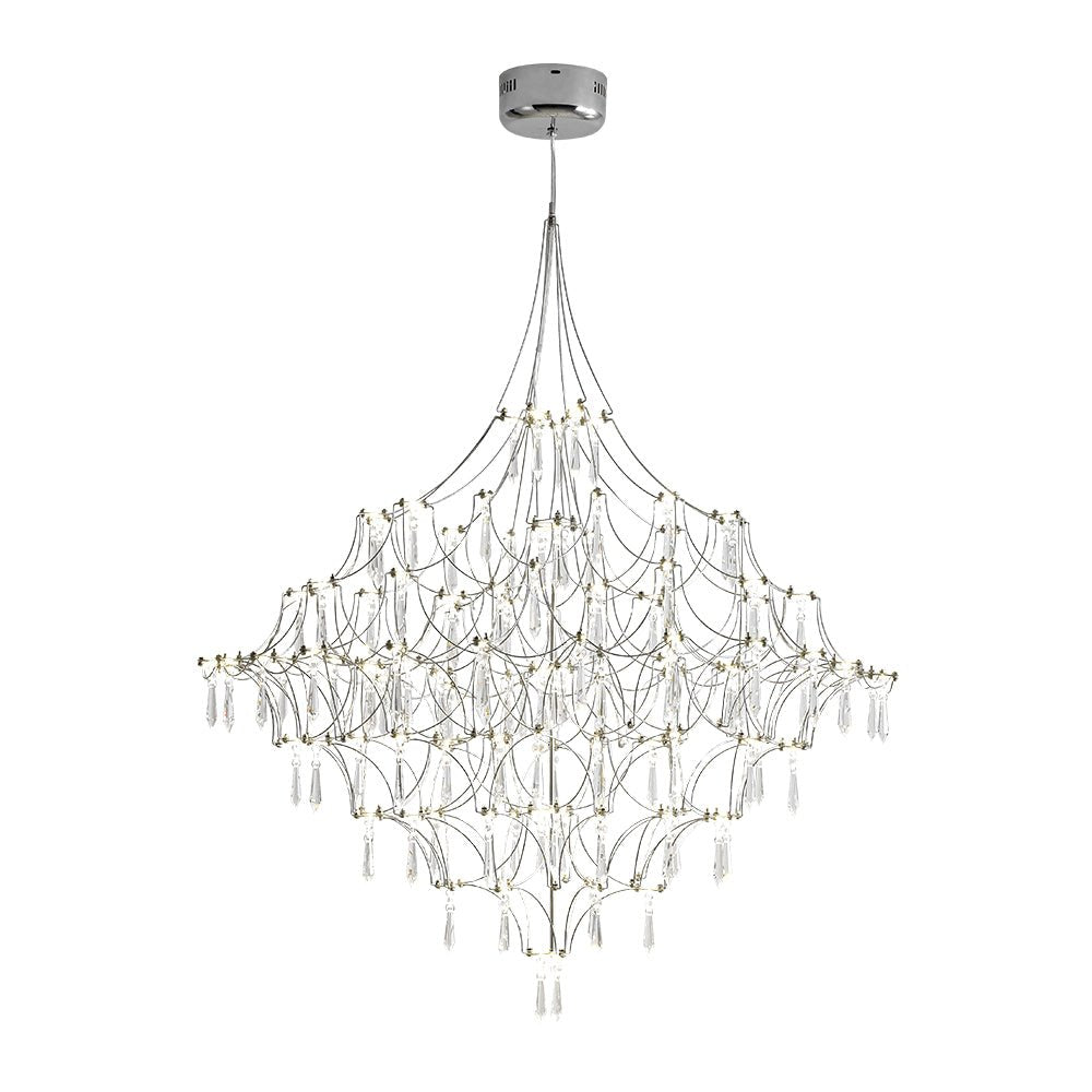 Mjolkuvum Galaxy Glam Luxury Starlight Crystal Chandelier