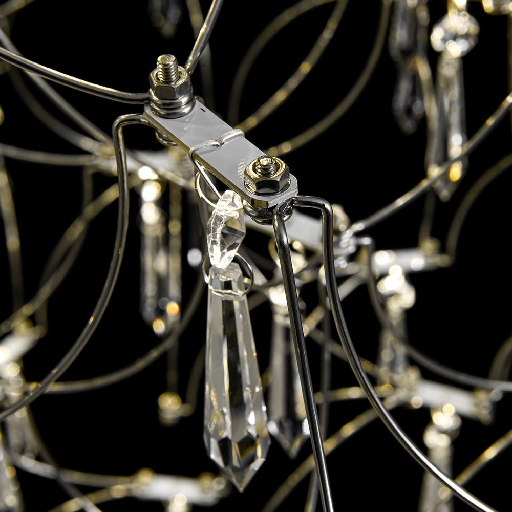 Mjolkuvum Galaxy Glam Luxury Starlight Crystal Chandelier