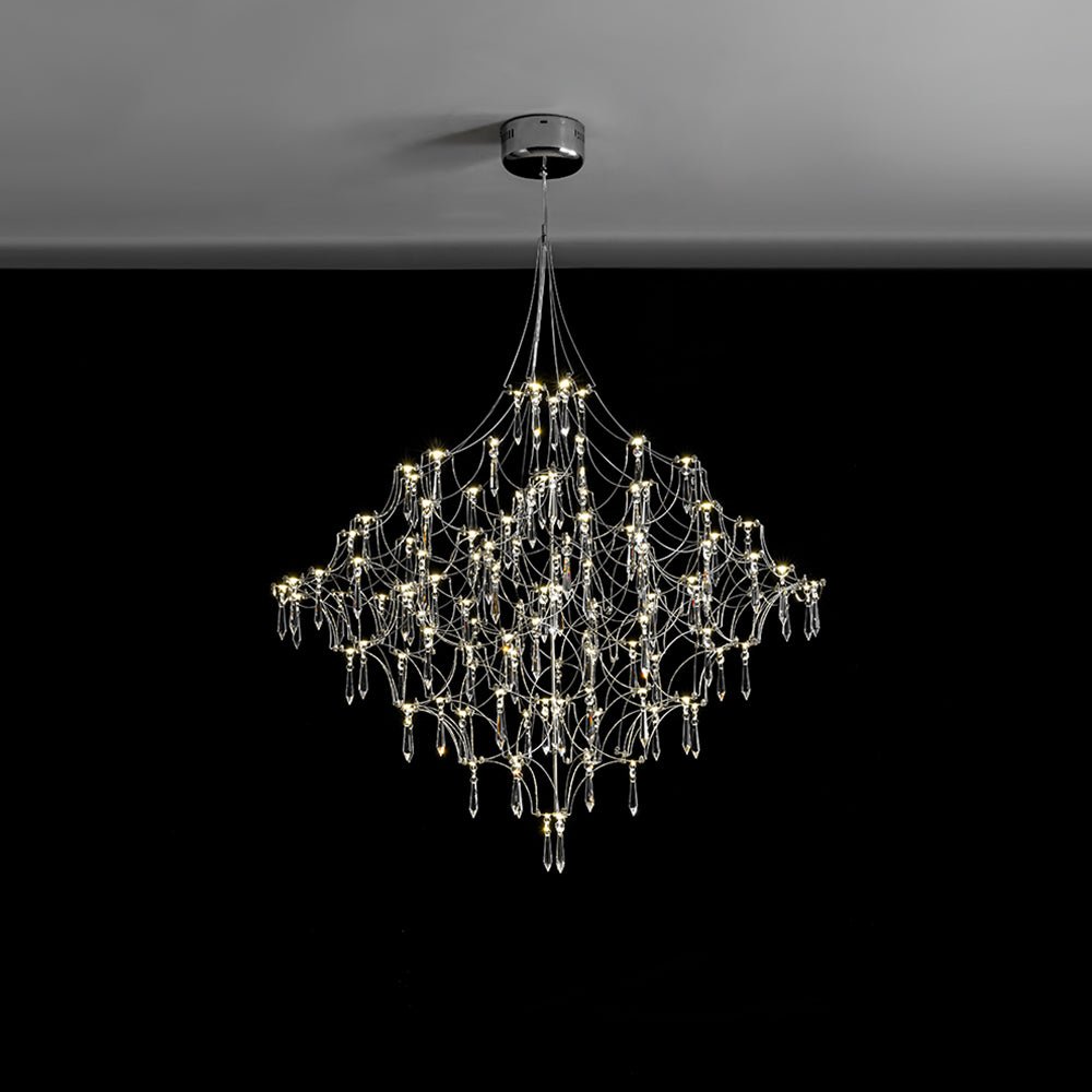 Mjolkuvum Galaxy Glam Luxury Starlight Crystal Chandelier