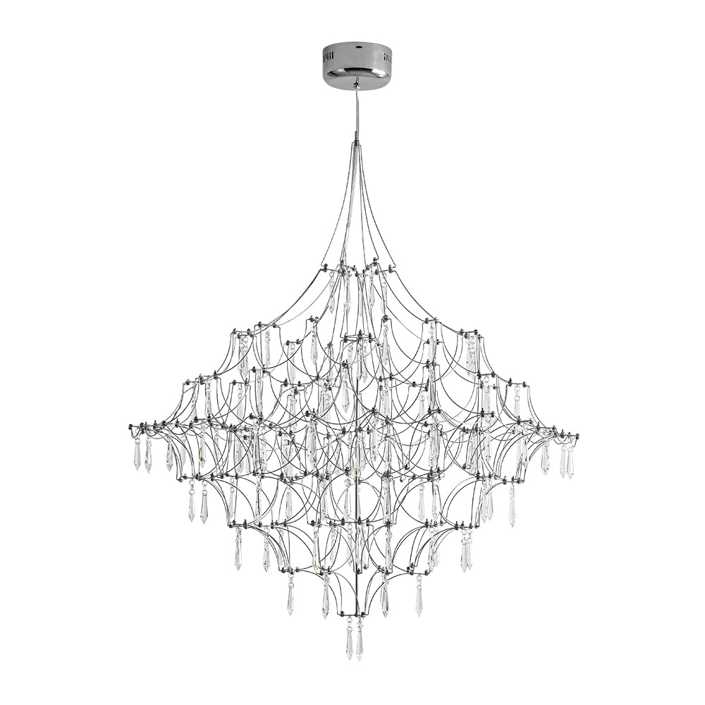 Mjolkuvum Galaxy Glam Luxury Starlight Crystal Chandelier
