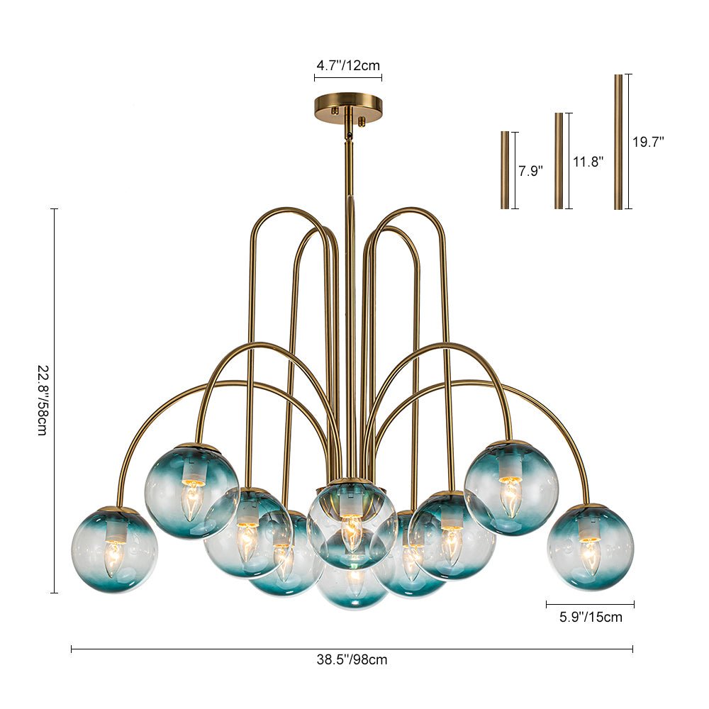 Eiriksun Individual Creativity Glass Chandelier