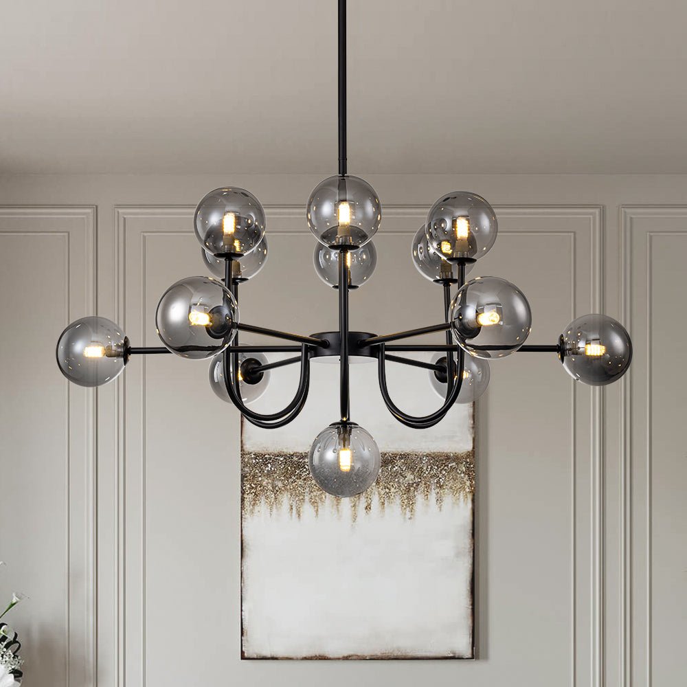Tindra Modern Sputnik Glass Chandelier
