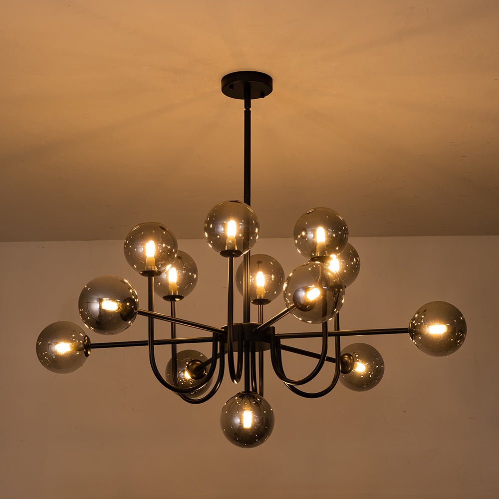 Tindra Modern Sputnik Glass Chandelier