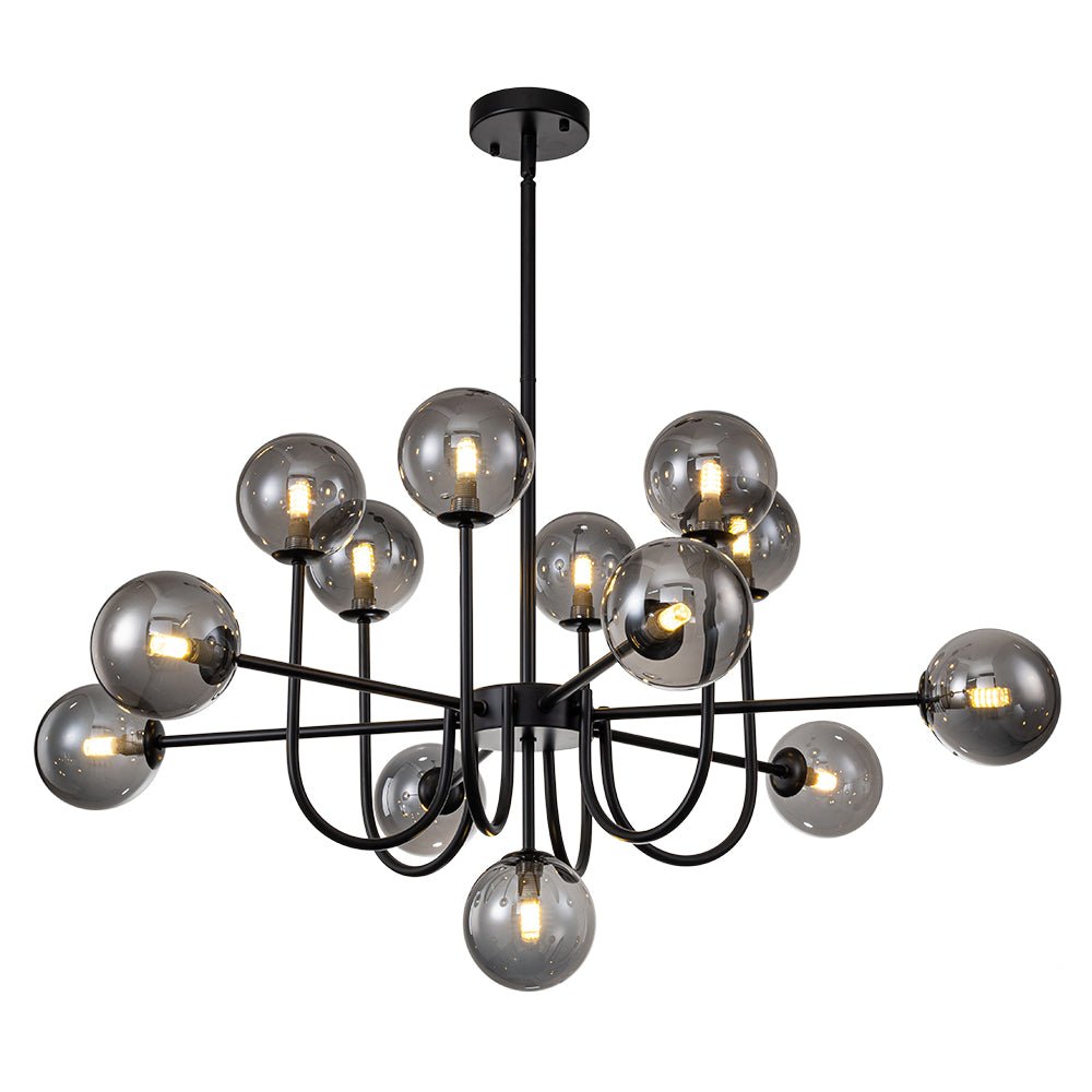 Tindra Modern Sputnik Glass Chandelier