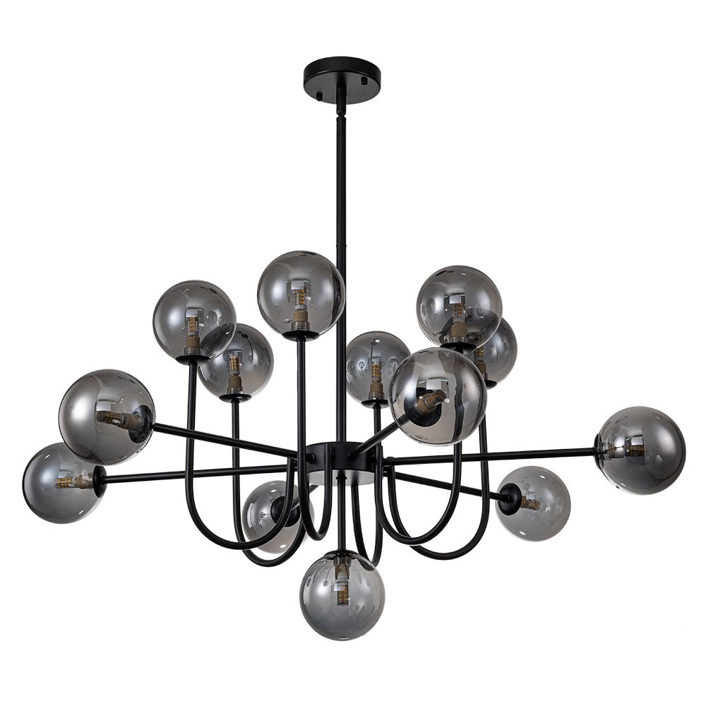 Tindra Modern Sputnik Glass Chandelier