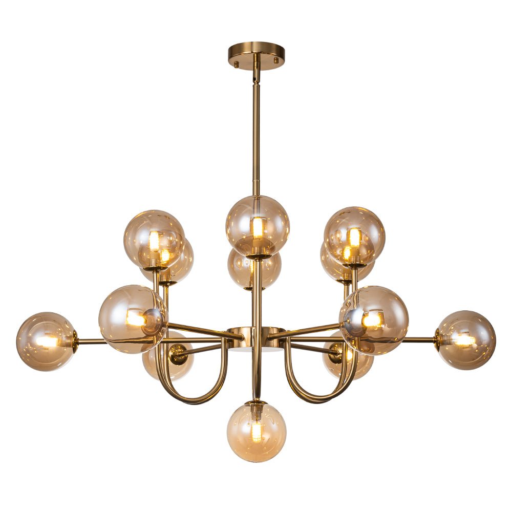 Tindra Modern Sputnik Glass Chandelier