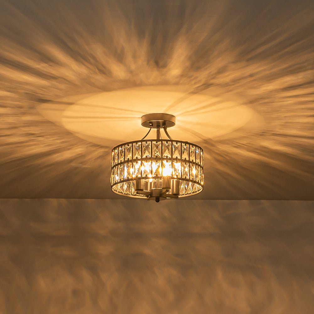 Nordunix Modern Glam Crystal Ceiling Light