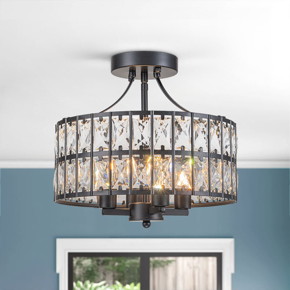 Nordunix Modern Glam Crystal Ceiling Light