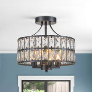 Nordunix Modern Glam Crystal Ceiling Light