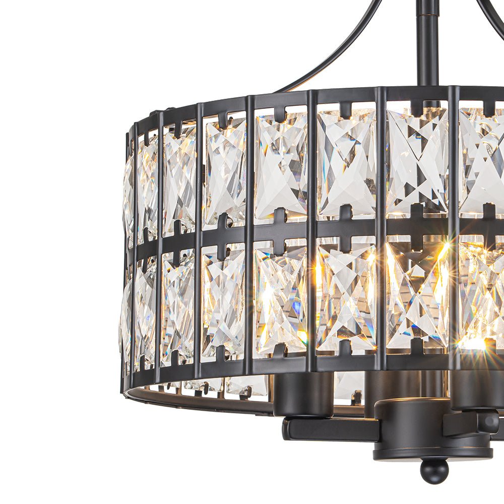 Nordunix Modern Glam Crystal Ceiling Light