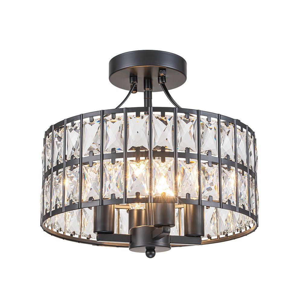 Nordunix Modern Glam Crystal Ceiling Light