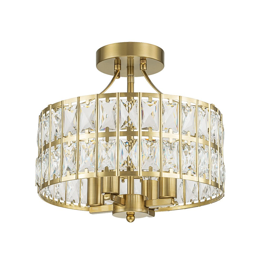 Nordunix Modern Glam Crystal Ceiling Light
