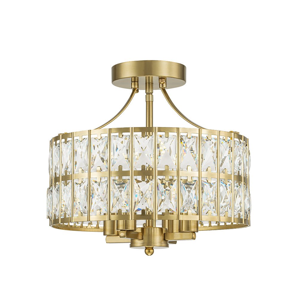 Nordunix Modern Glam Crystal Ceiling Light