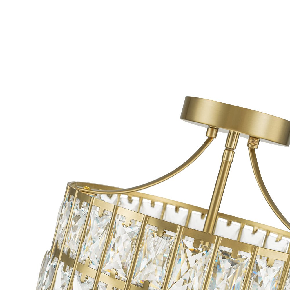 Nordunix Modern Glam Crystal Ceiling Light