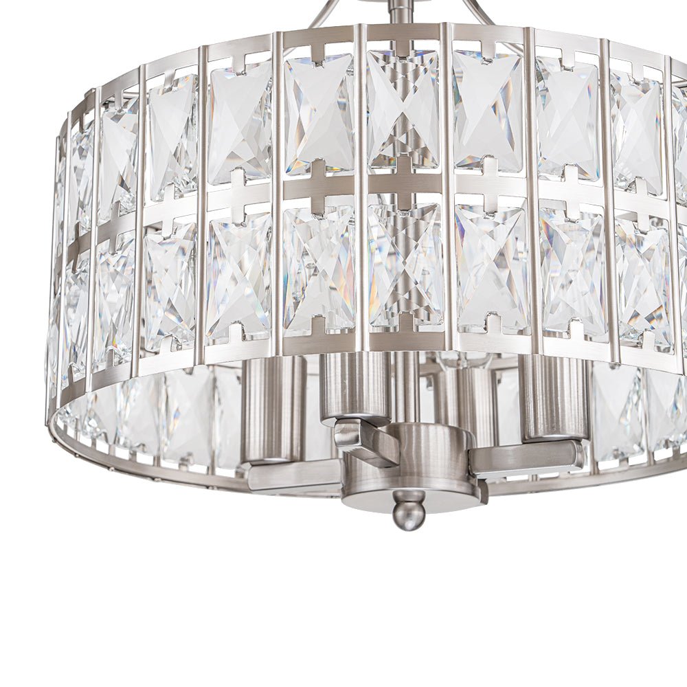 Nordunix Modern Glam Crystal Ceiling Light