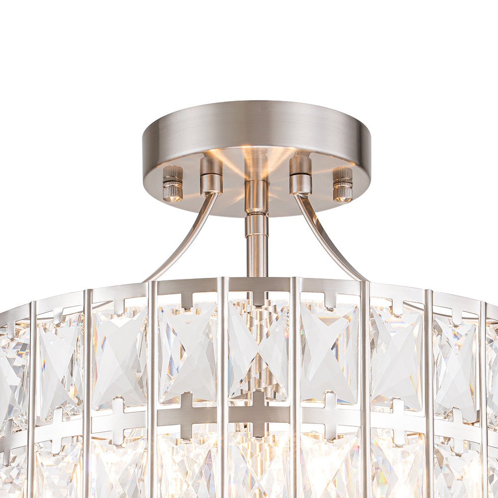 Nordunix Modern Glam Crystal Ceiling Light