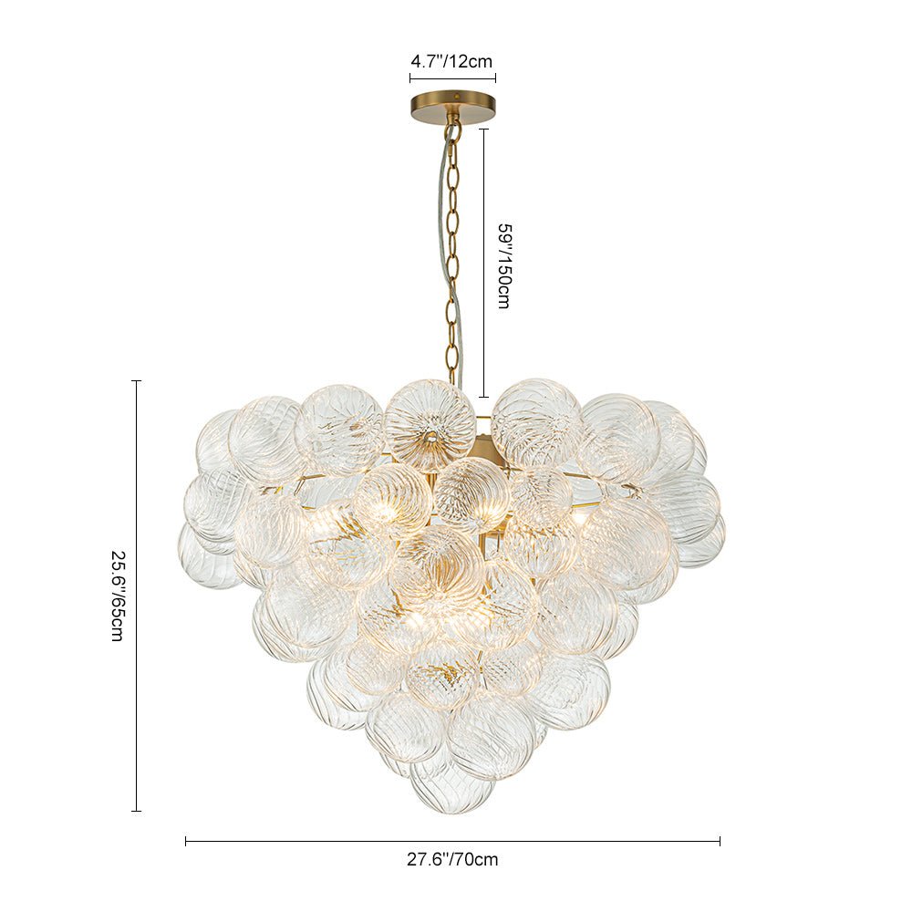 Vindur Postmodern luxury Glass Chandelier