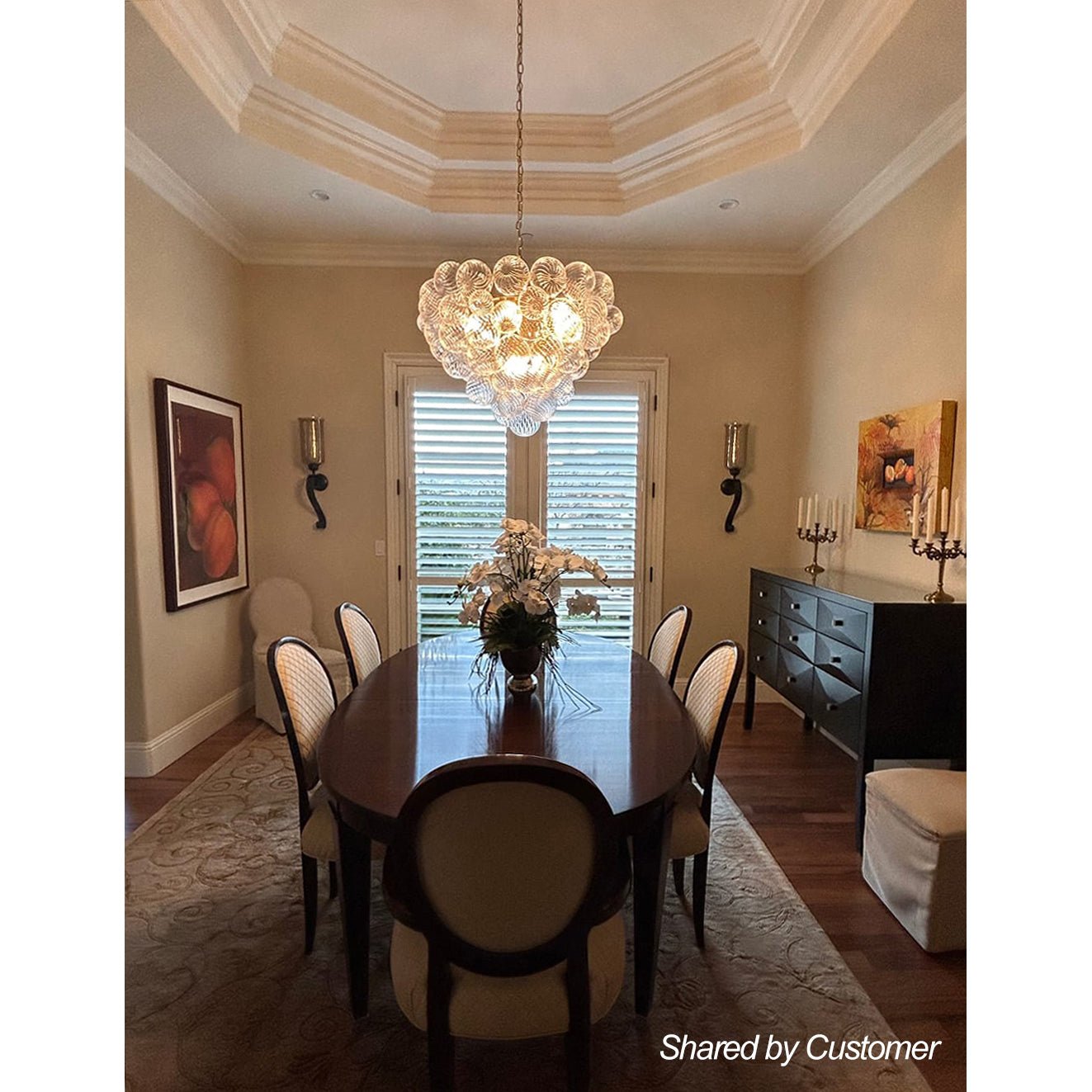 Vindur Postmodern luxury Glass Chandelier