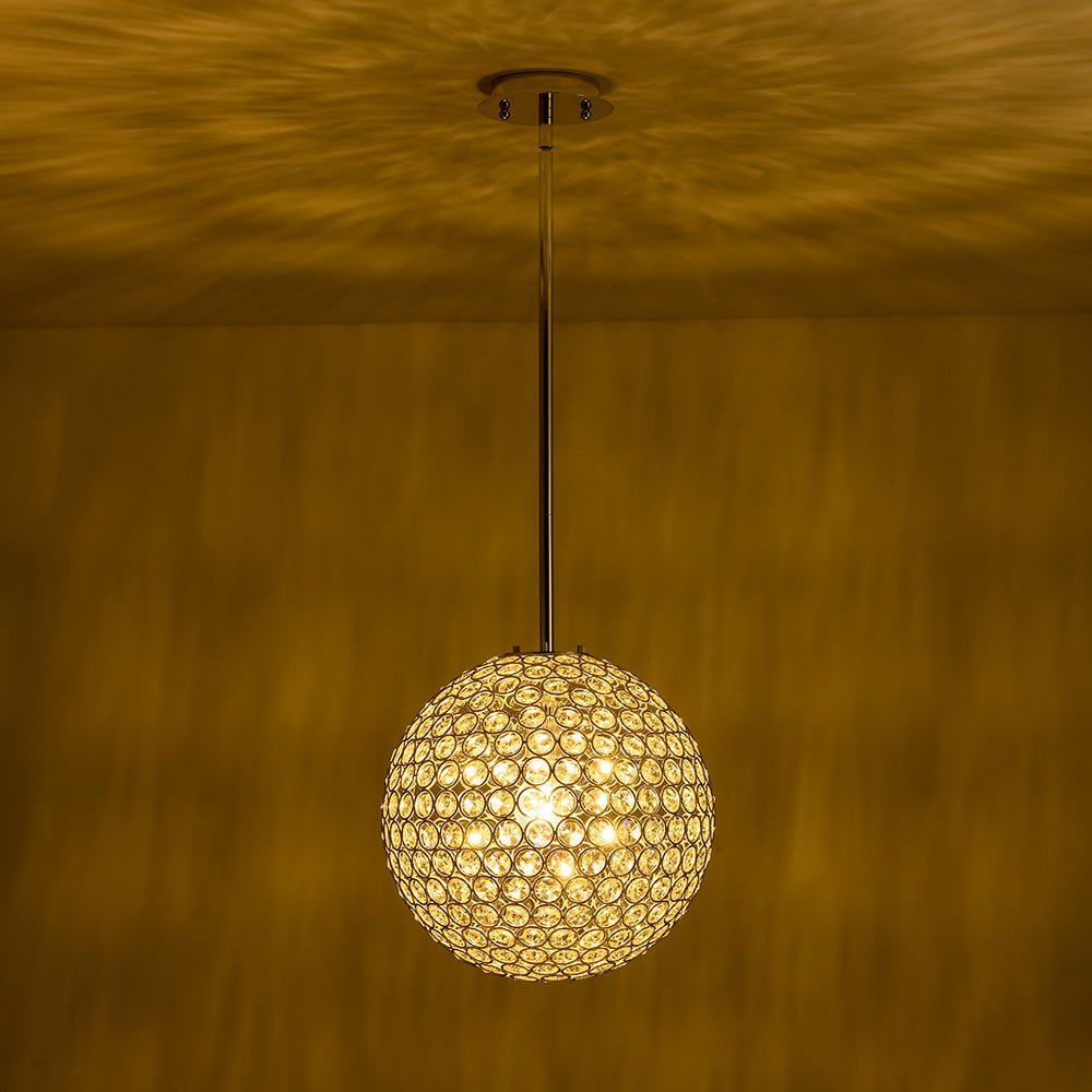 Qvistuvox Glam Jewel Polished Gold Crystal Chandelier