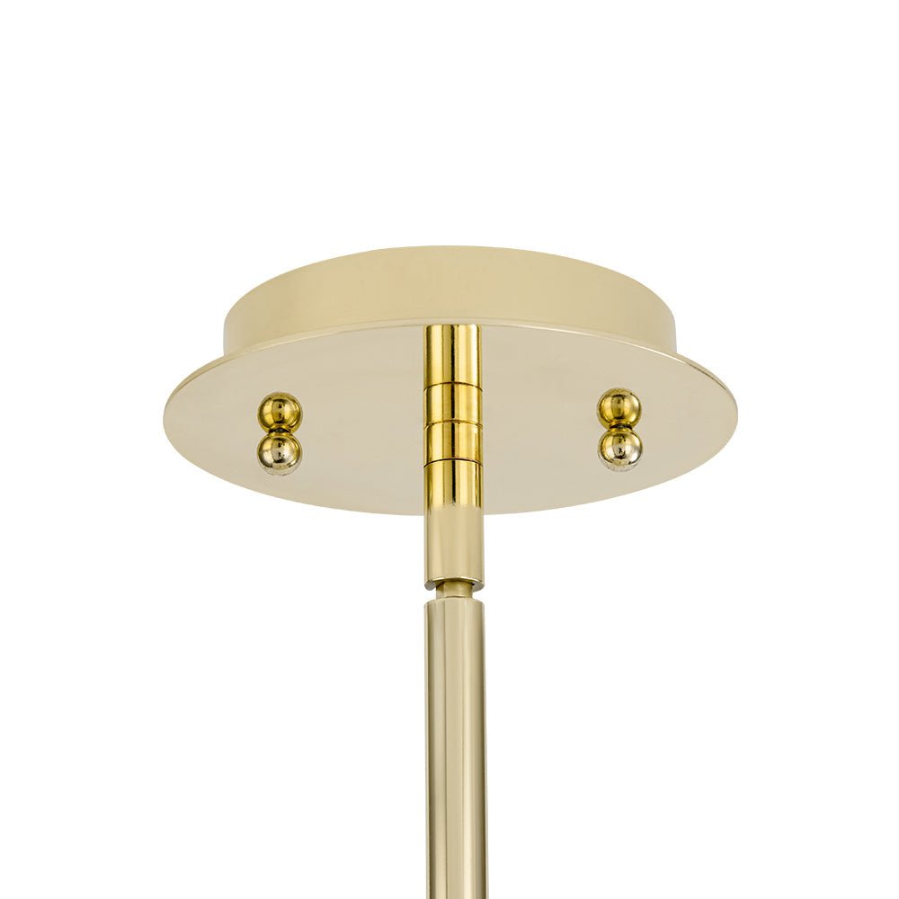 Qvistuvox Glam Jewel Polished Gold Crystal Chandelier