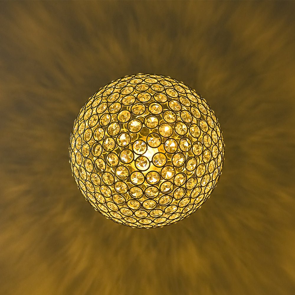 Qvistuvox Glam Jewel Polished Gold Crystal Chandelier