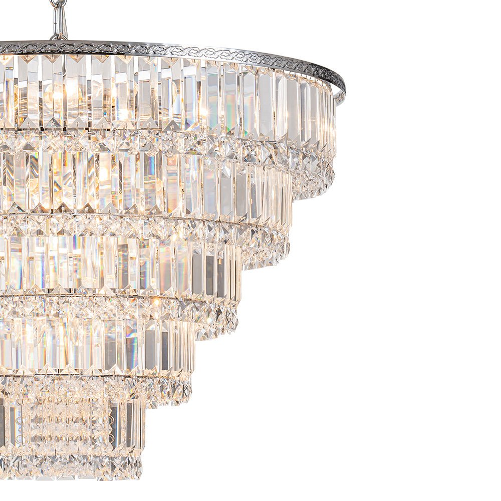 Himin Luxe Metal Crystal Chandelier