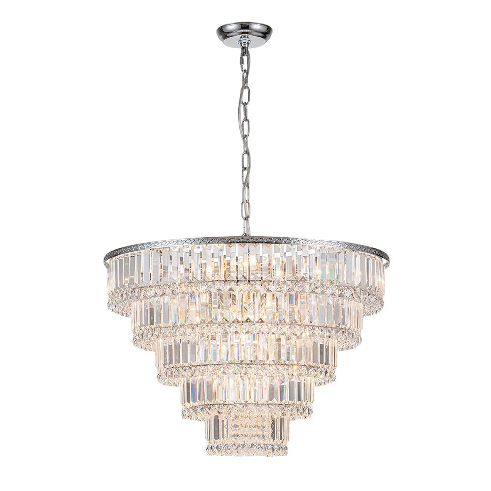 Himin Luxe Metal Crystal Chandelier