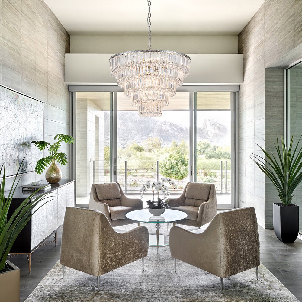 Himin Luxe Metal Crystal Chandelier