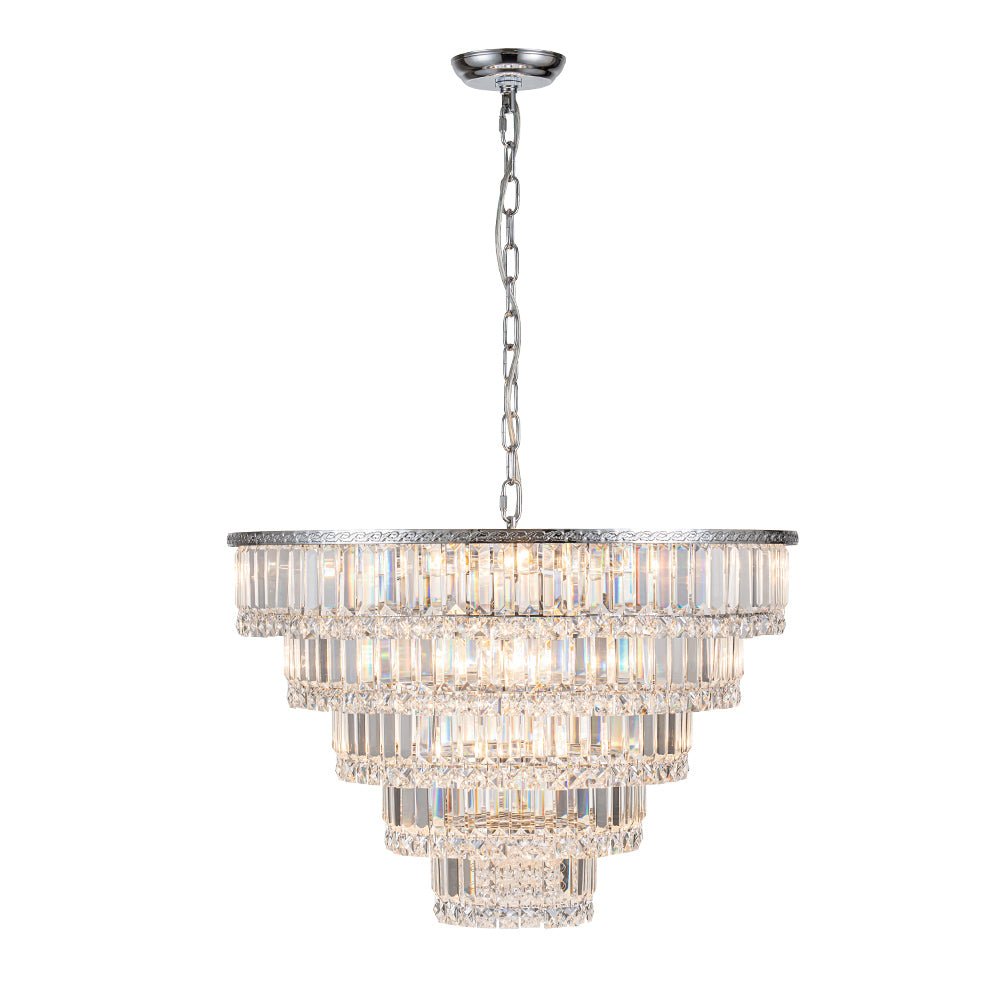 Himin Luxe Metal Crystal Chandelier