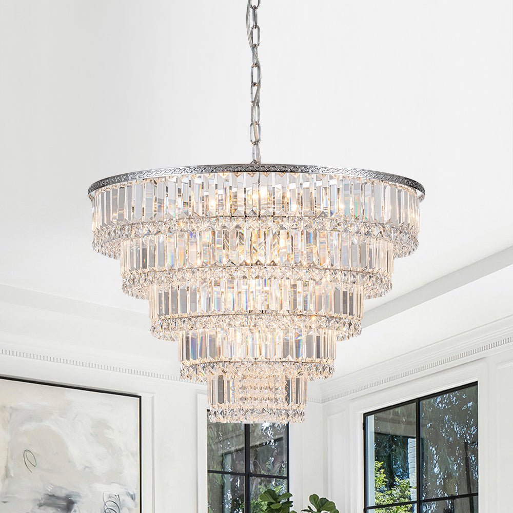 Himin Luxe Metal Crystal Chandelier