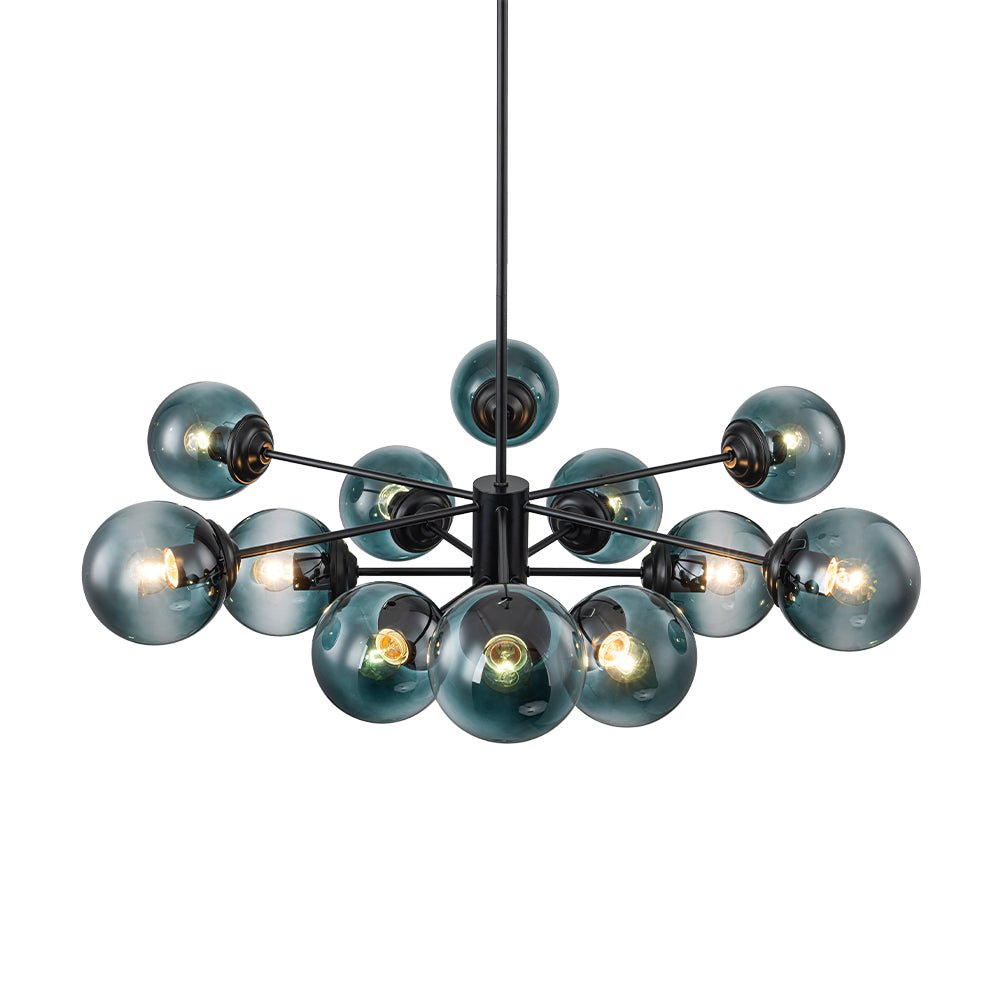 Plotur Tiered Globe Sputnik Glass Chandelier