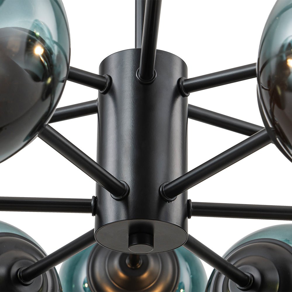 Plotur Tiered Globe Sputnik Glass Chandelier