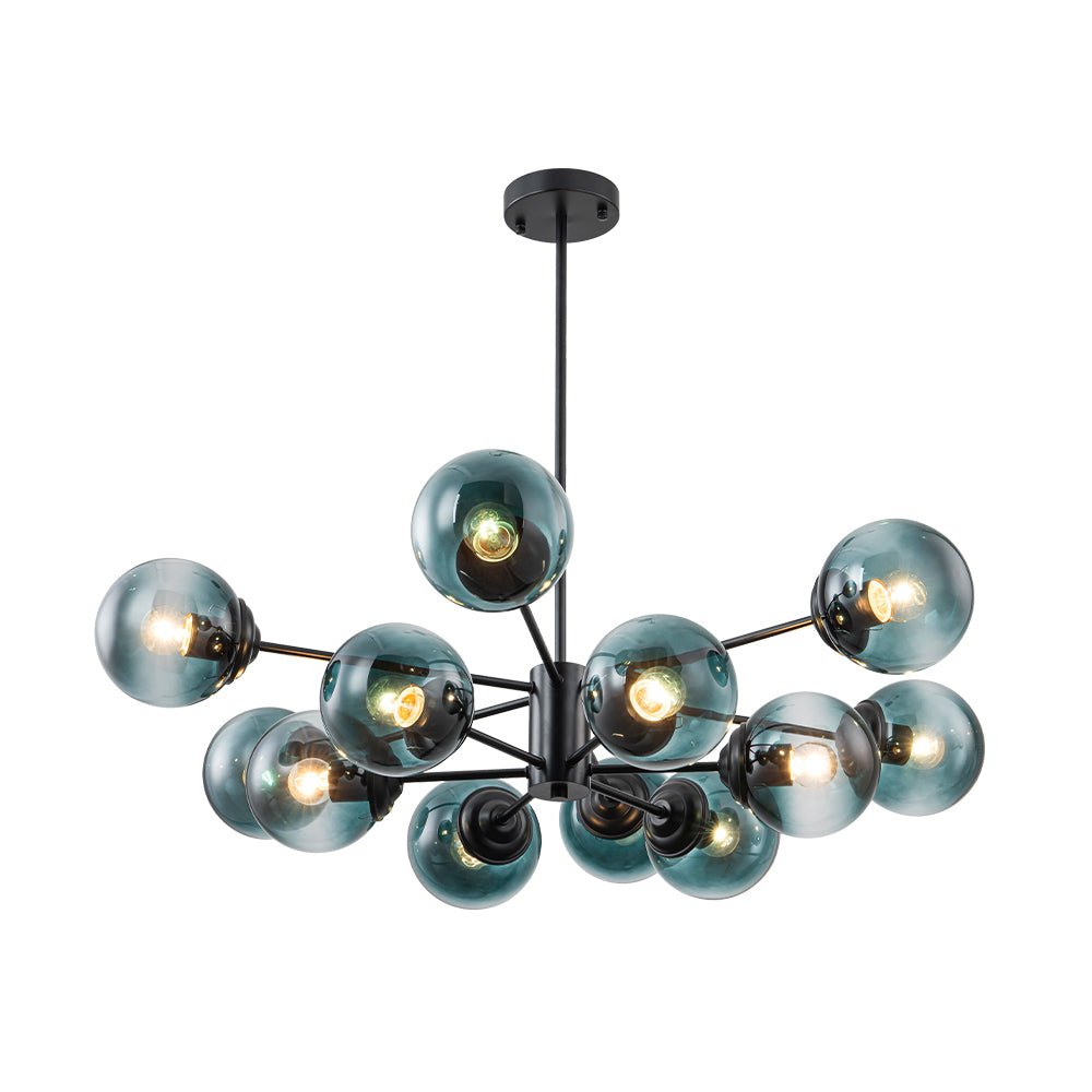 Plotur Tiered Globe Sputnik Glass Chandelier