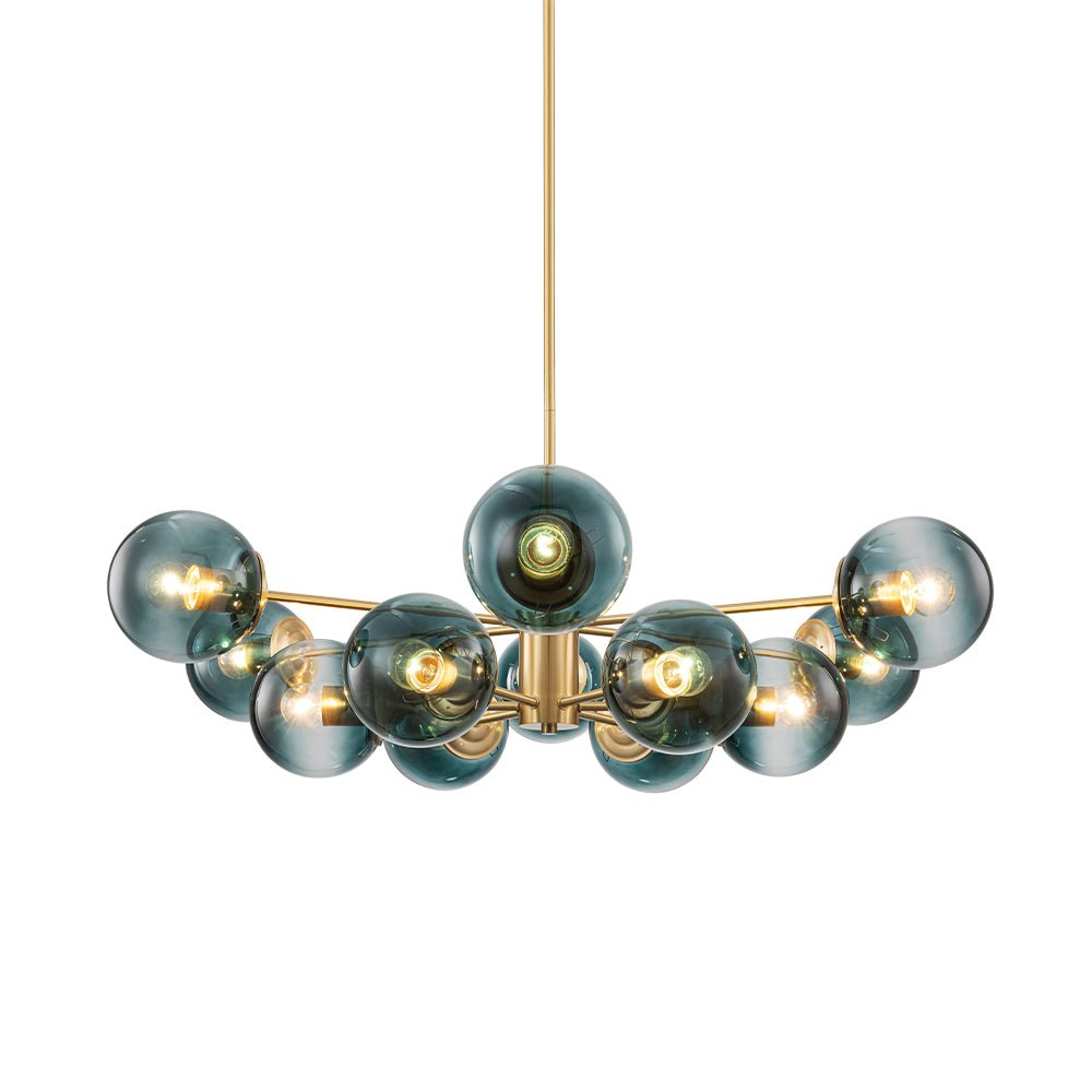 Plotur Tiered Globe Sputnik Glass Chandelier