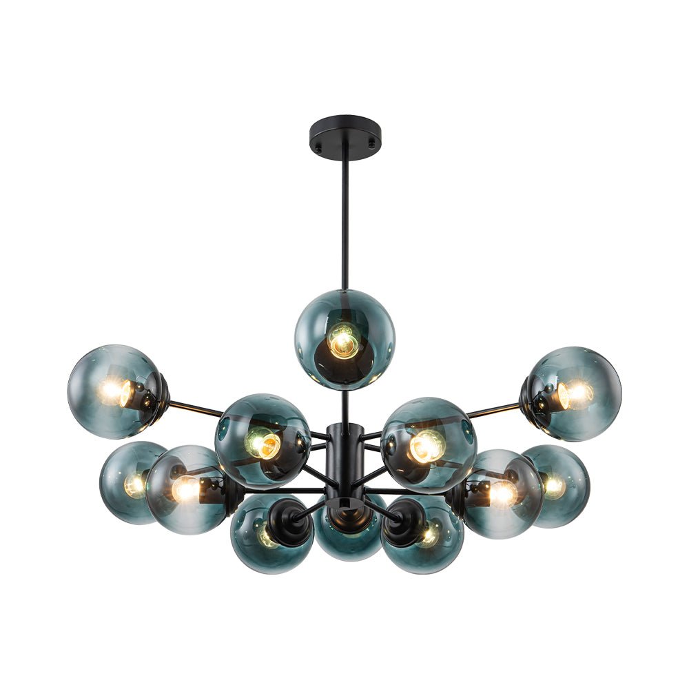 Plotur Tiered Globe Sputnik Glass Chandelier