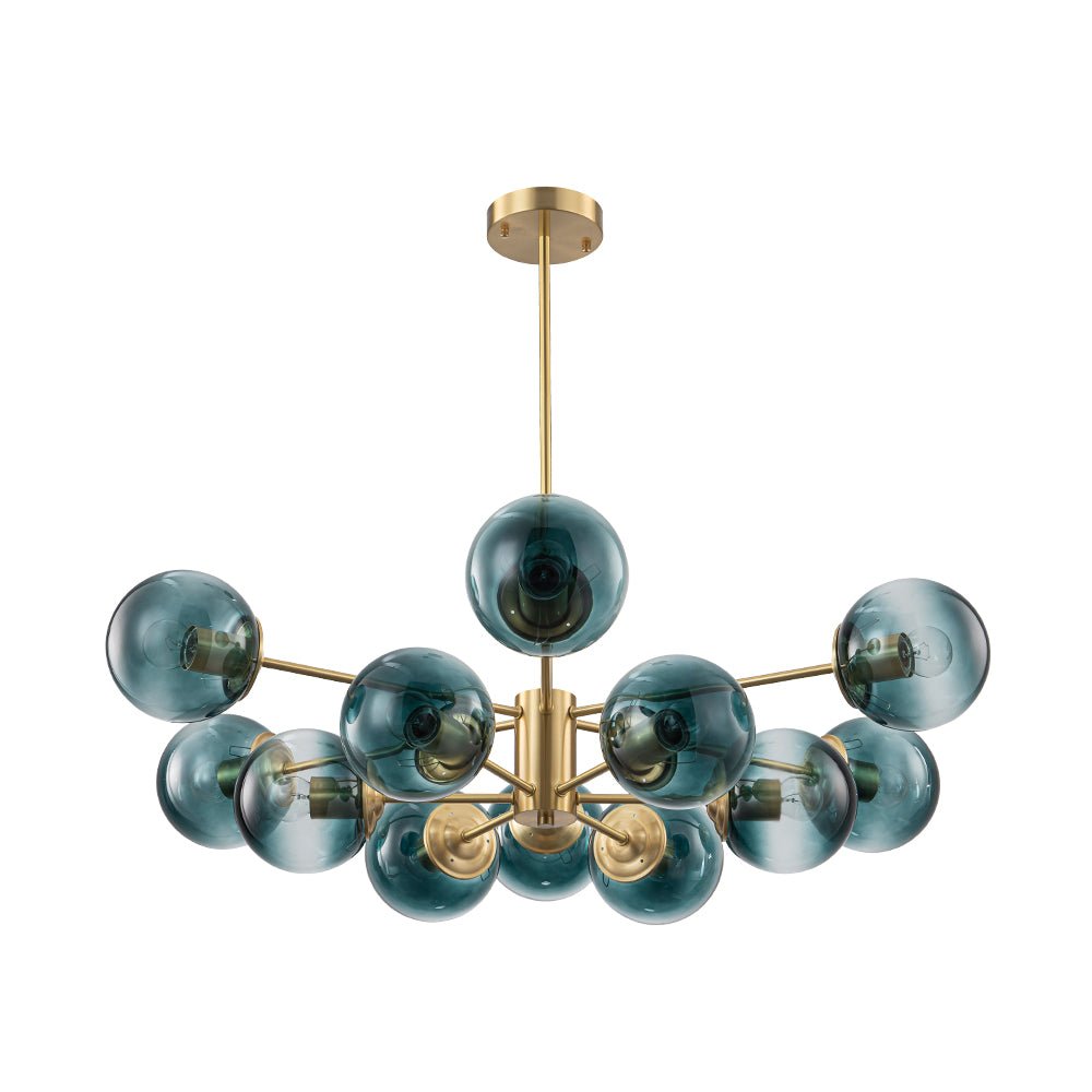 Plotur Tiered Globe Sputnik Glass Chandelier