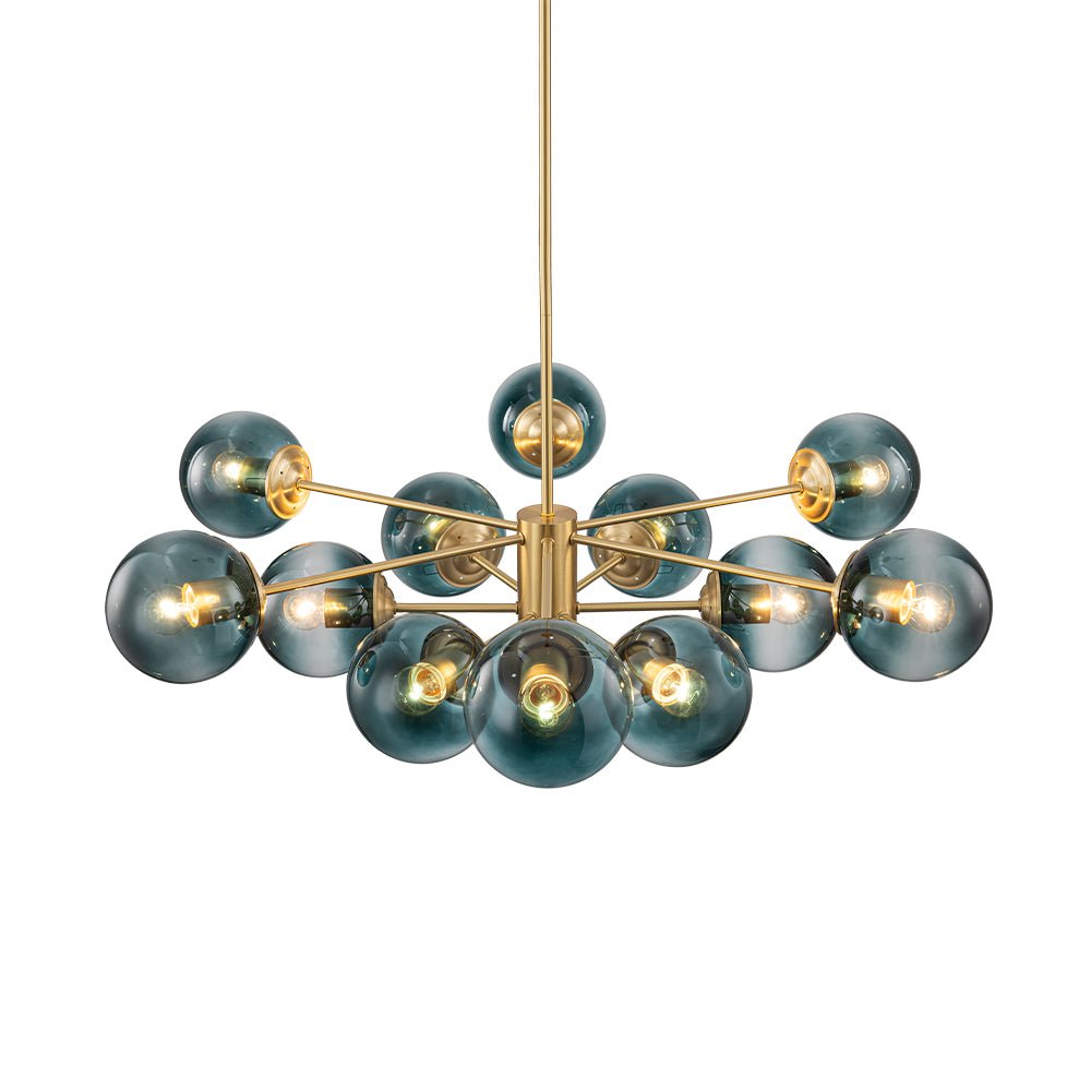 Plotur Tiered Globe Sputnik Glass Chandelier