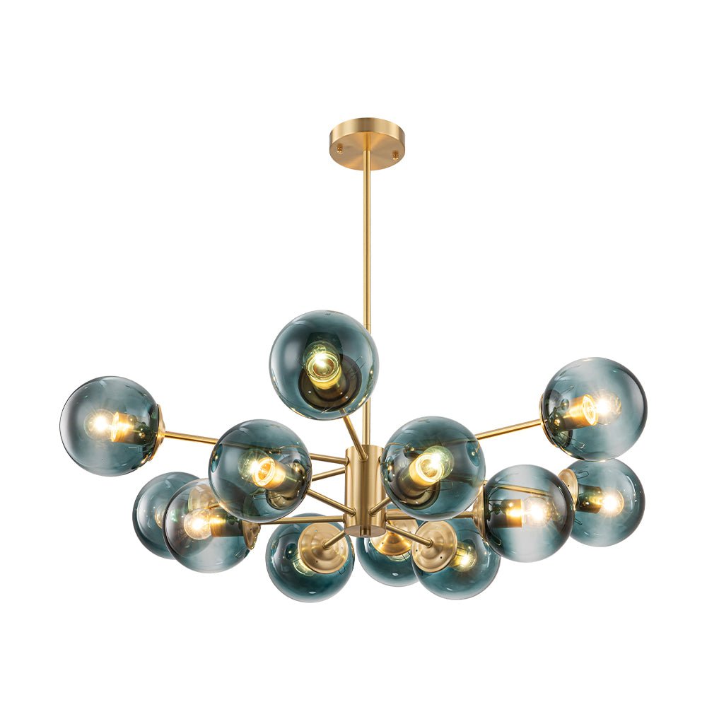 Plotur Tiered Globe Sputnik Glass Chandelier