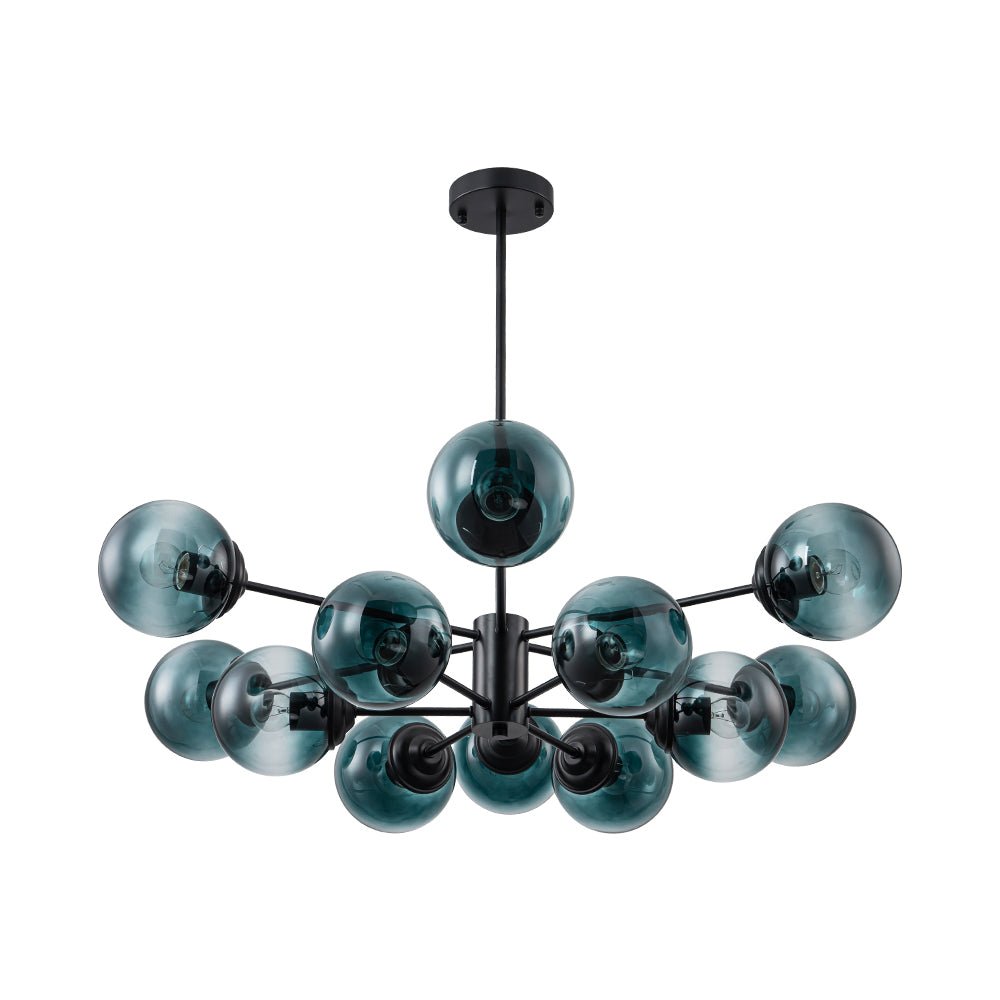 Plotur Tiered Globe Sputnik Glass Chandelier