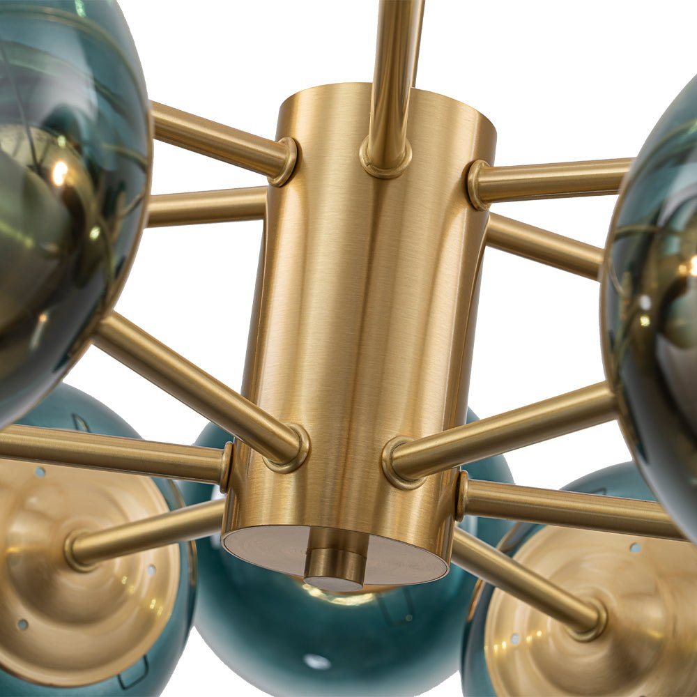 Plotur Tiered Globe Sputnik Glass Chandelier