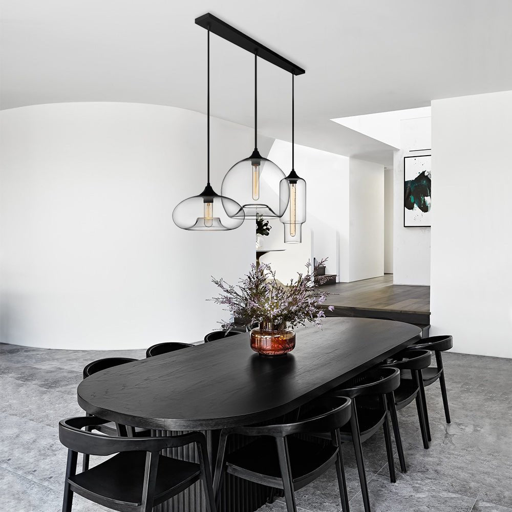 Mjolkulix Linear Glass Pendant Light