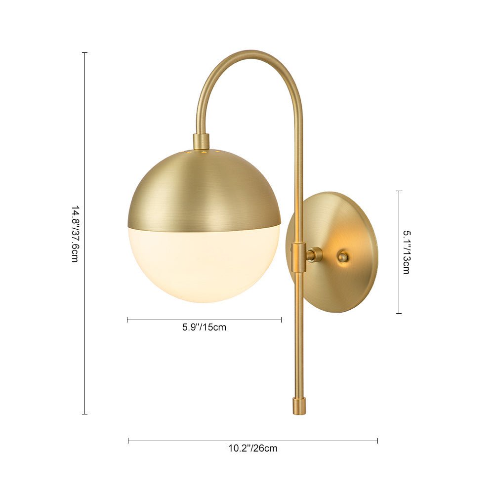 Norduri Globe Metal Wall Sconce