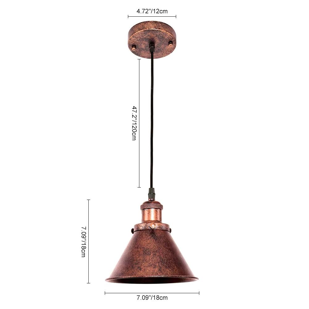 Zoruli Industrial Metal Pendant Light