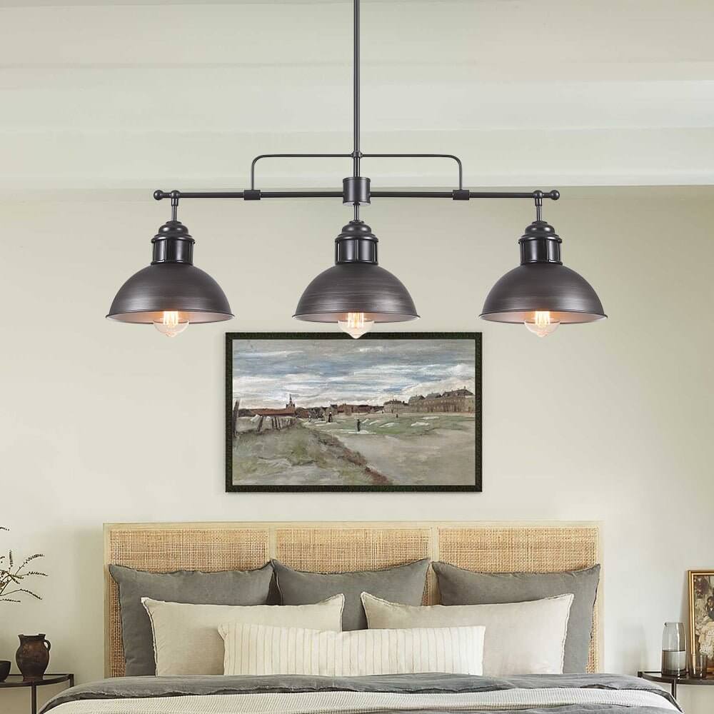 Vesara Industrial Metal Dome Pendant
