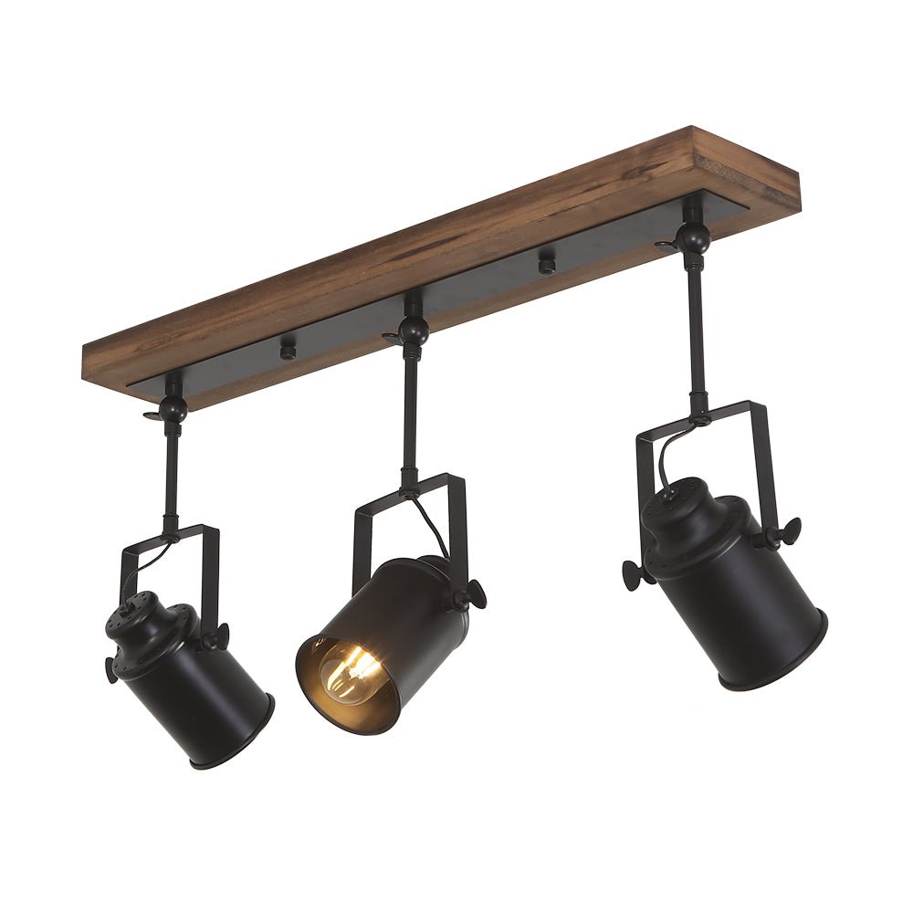 Urne Industrial Metal Semi Flush Track Light