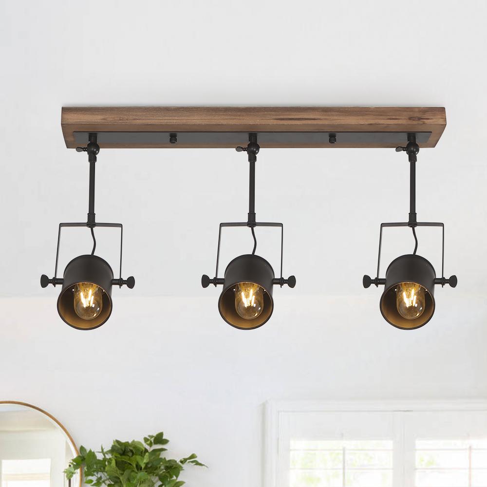 Urne Industrial Metal Semi Flush Track Light